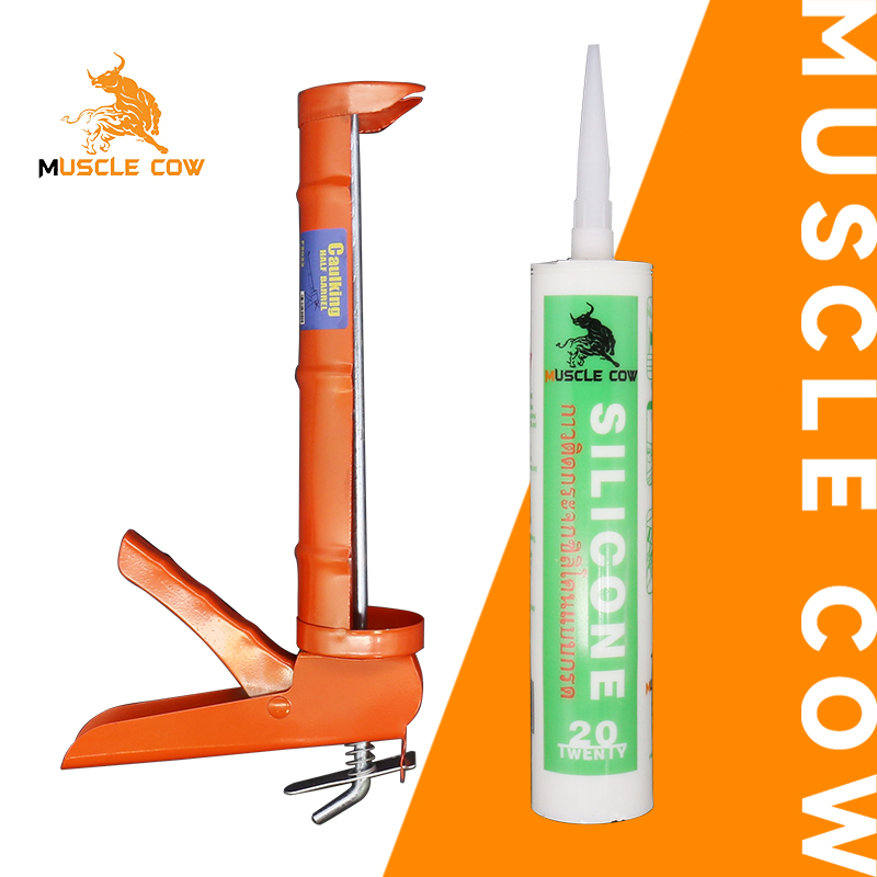 MUSCLE COW กาวอะคริลิก กาวซิลิโคน ซิลิโคน ซีลแลนท์ อะคิลิก มีให้เลือก 3 สี ยาแนว