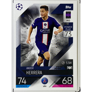 Ander Herrera การ์ดนักฟุตบอล 2223 การ์ดสะสม Paris Saint-germain การ์ดนักเตะ PSG ปารีสแซ็งแฌร์แม็ง