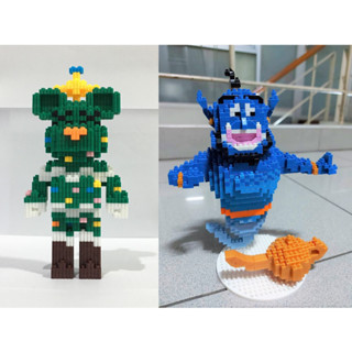 ตัวต่อ NanoBlock [Set F] Bearbrick หมีคริสต์มาส / ยักษ์จินนี่ @อะลาดิน. Genie_Aladdin # Disney (ขายแบบต่อเสร็จแล้ว Only)