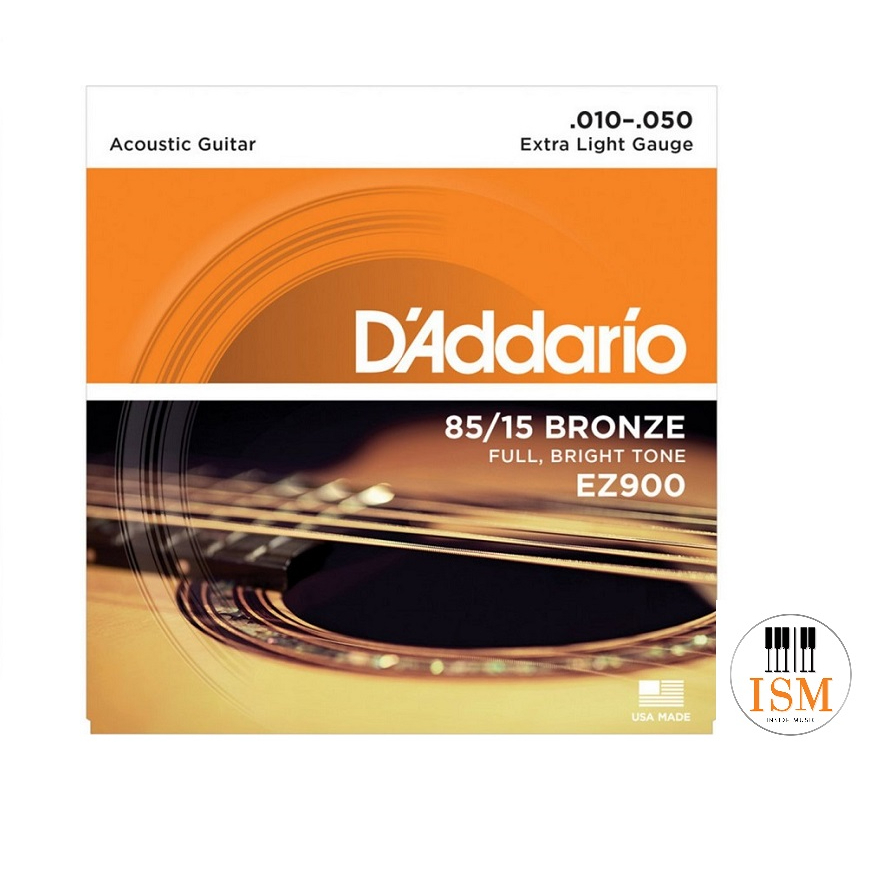D'addario สายกีต้าร์โปร่ง Acoustic Guitar String รุ่น EZ-900