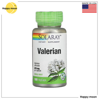 Solaray, Valerian, 470 mg, 100 VegCaps