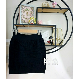 Mini Skirt กระโปรงสั้น S-M สีดำ