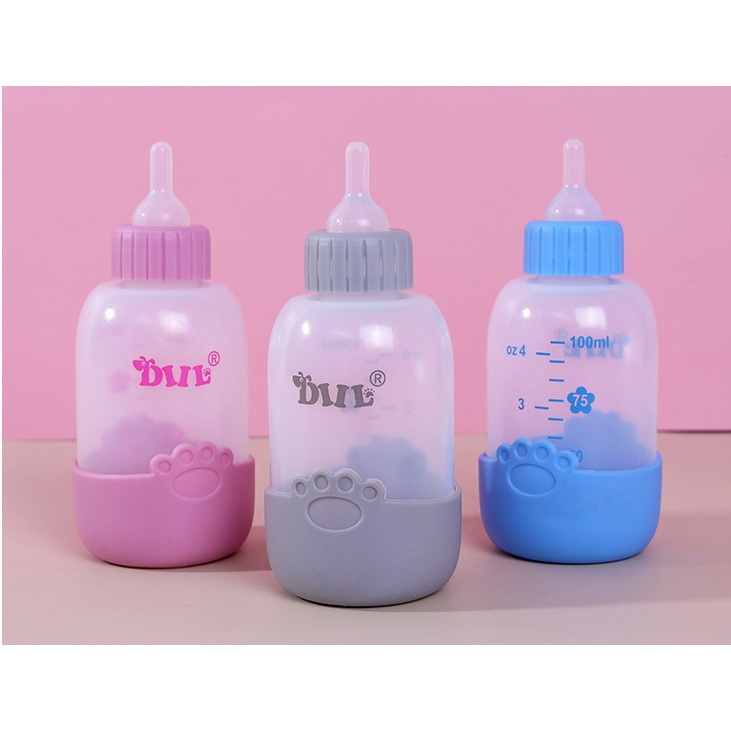 MI ขวดนมสำหรับป้อนลูกสุนัข แมว ขวดนมสำหรับสัตว์ จุ๊กนมนุ่ม ใช้ป้อนลูกสุนัขแรกเกิดและ ลูกแมว LS214-LS215