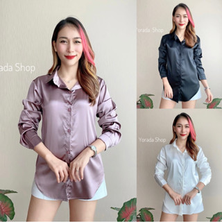 เสื้อเชิ้ต ทำงาน แขนยาว (รหัส งB)