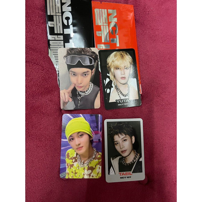 พร้อมส่ง Trading Card Set 2 Baddies 질주Street A B ยูตะ แทอิล มาร์ค โดยอง