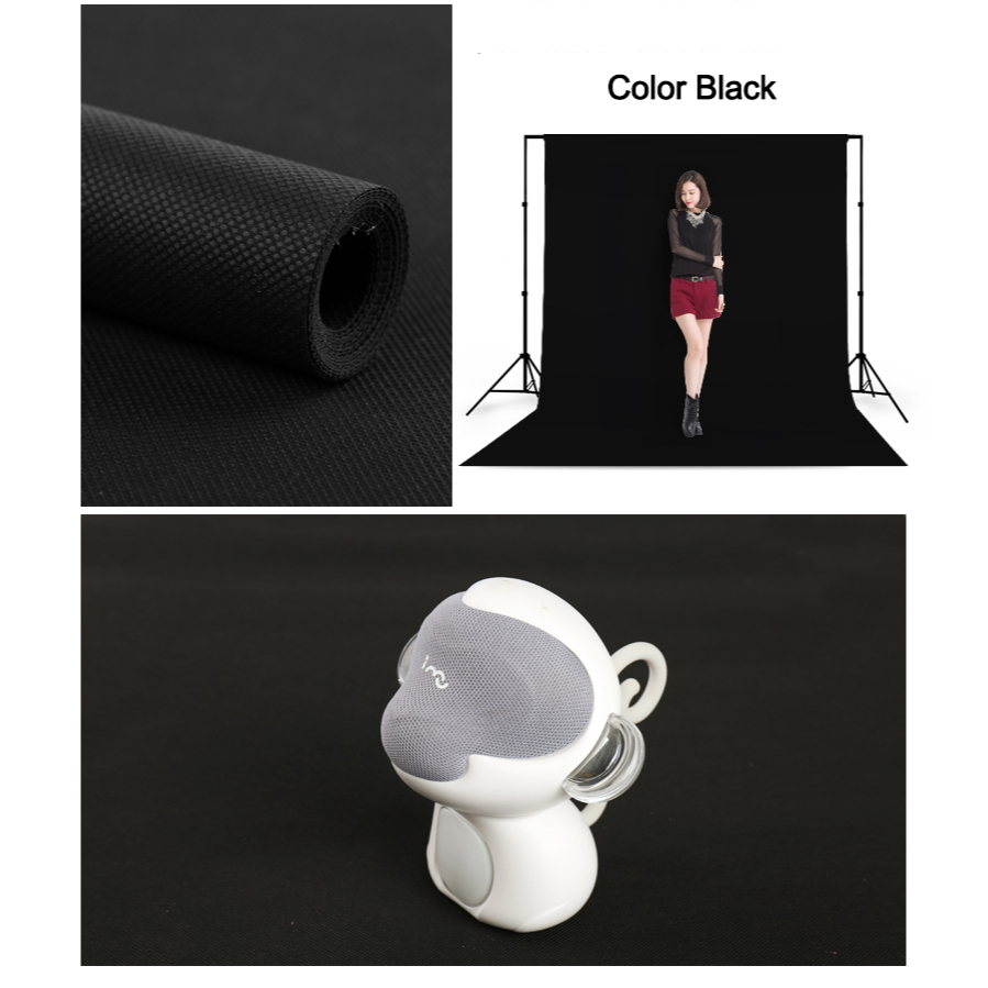 ฉากถ่ายรูป 2x2m มี3สีเลือกได้ ครบเซต (โครงฉากอลูทิเนียม2x2m ขา2m 2ตัว/คานบน3ท่อน และตัวหนีบผ้า4ตัวค่ะ &1 3x1.6m ฉากหลัง)