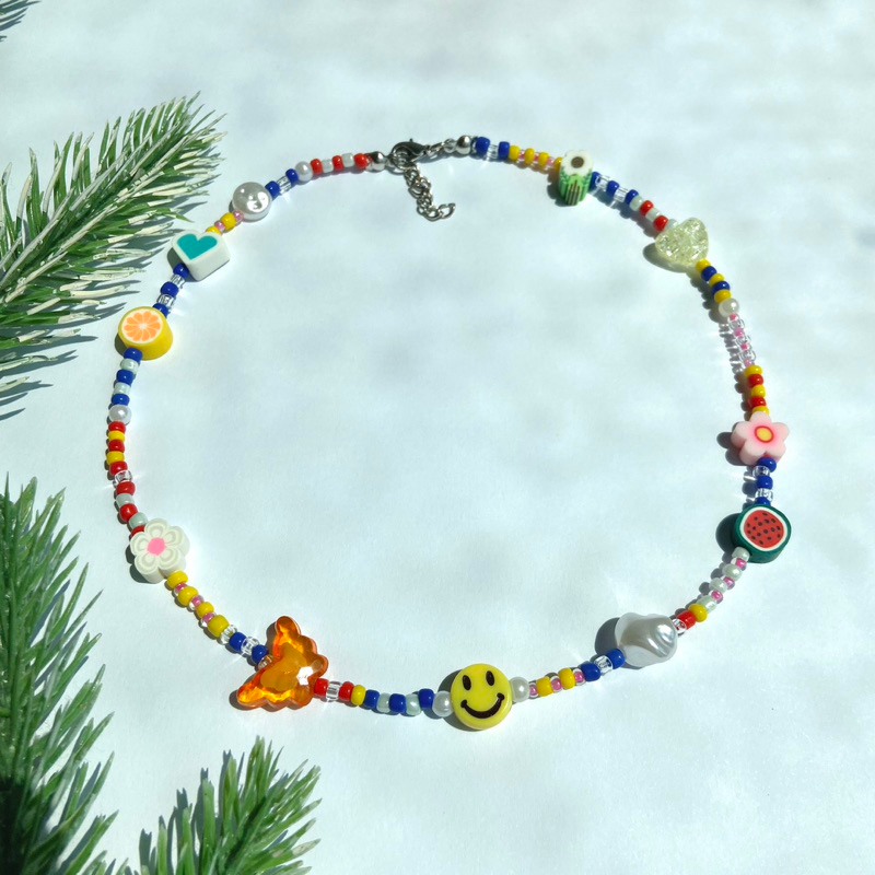 🍄 สร้อยคอลูกปัดแฮนด์เมด รุ่น Deeply 🧊