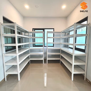 SHELFIE ชั้นวางของเหล็ก รับน้ำหนัก 100 - 150 ก.ก.ต่อแผ่นชั้น