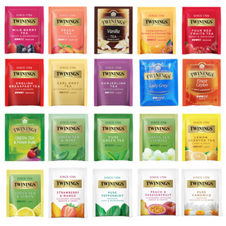 ราคาTwinings Tea ชาทไวนิงส์ ชนิด1 ซอง มี 22 กลิ่น