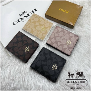 กระเป๋าสตางค์ผู้ชาย C0ACH พร้อมส่ง กระเป๋าใส่นามบัตร 100%