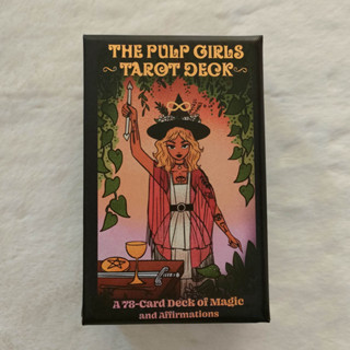 ไพ่แท้ พร้อมส่ง The Pulp Girls Tarot Deck : A 78-Card Deck of Magic and Affirmations