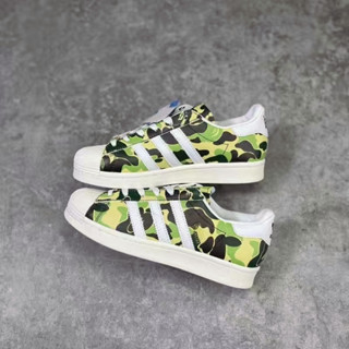 Adidas x BAPE A Bathing Ape Superstar 80s "Camo" ของแท้!