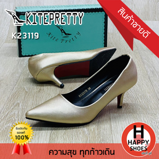 🚚ส่งเร็ว🚛ส่งด่วนจ้า ✨มาใหม่จ้า😆รองเท้าส้นสูงหญิง KITEPRETTY รุ่น K23119 ส้น 2.5 นิ้ว The charm is you สวย สวมใส่สบาย ทรง