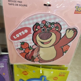 แผ่นเมาส์ แผ่นรองเม้าส์ Lotso Toy story ลิขสิทธิ์แท้ ทอยสตอรี่