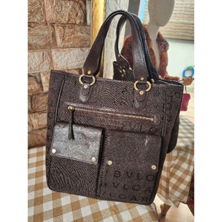 กระเป๋าแบรนด์แท้มือสอง บุการี tote women black กระเป๋าแท้มือสอง