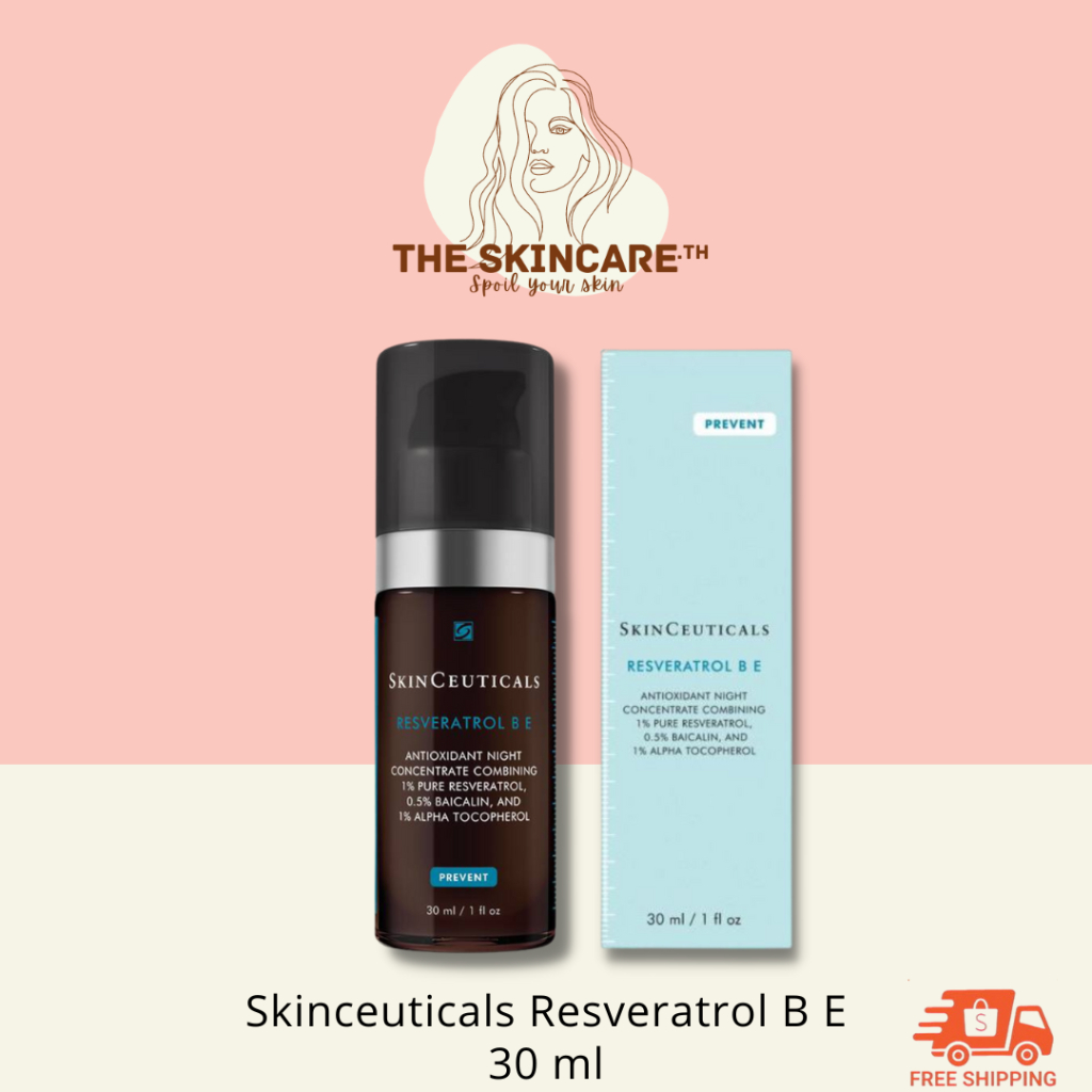 ⚡แท้💯 ส่งไว⚡*Exp.05/27* TheSkincare.TH | Skinceuticals Resveratrol B E เซรั่มแอนตี้ออกซิเด้นท์ยามค่ำคืน
