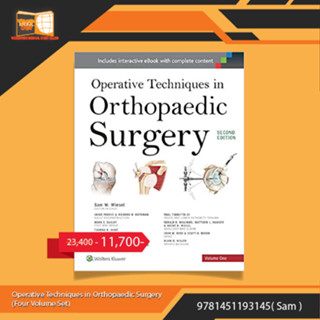 Operative Techniques in Orthopaedic Surgery(Four Volume Set)