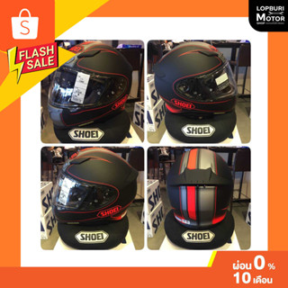 💥ผ่อน0%💥Shoei Z-7 Flagger TC-1(Matte BLACK/RED)(Size:M)