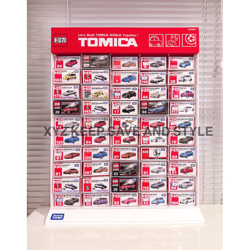 ตู้โชว์รถ​โมเดล สเกล​1​:64 50ช่อง (ฐาน)