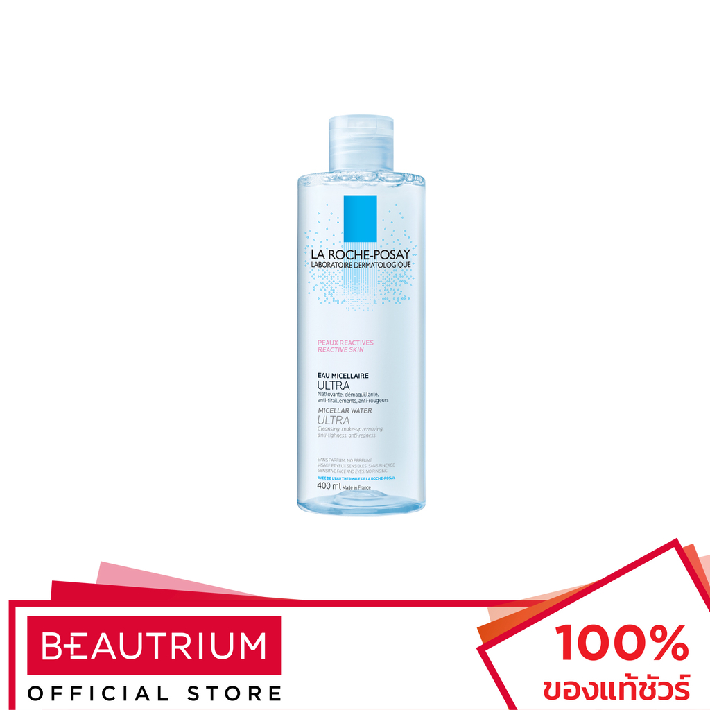LA ROCHE-POSAY Micellar Water Ultra Reactive Skin เช็ดเครื่องสำอาง 400ml