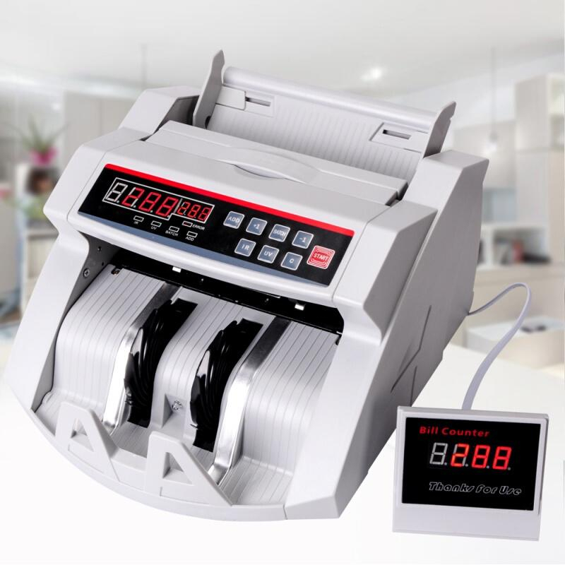 เครื่องนับเงิน ธนาคาร 2 in1 สามารถ นับแบงค์ นับธนบัตร นับเงินสด มีหน้าจอ LCD แยก เร็วและแม่นยำ