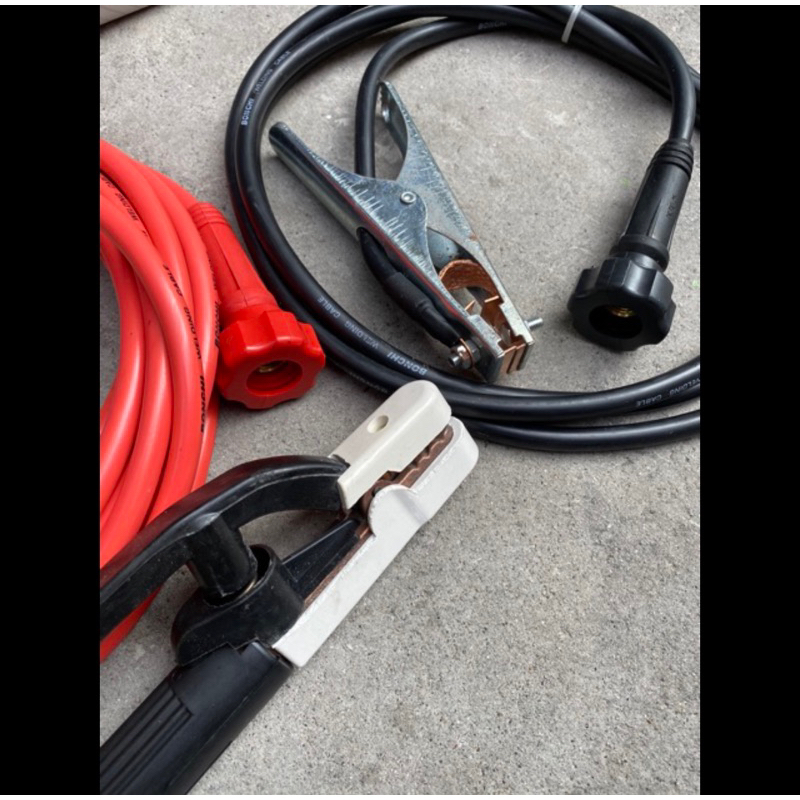 ชุดสายเชื่อมสำเร็จรูป สายเชื่อม 10 เมตร BONCHI สายดิน 3 เมตร ใช้ได้กับตู้เชื่อมทุกยี่ห้อ - รูปที่ 2