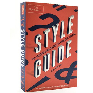 ENGLISH BOOK Style Guide Paperback Brandnew The Economist Usage 12th Edition