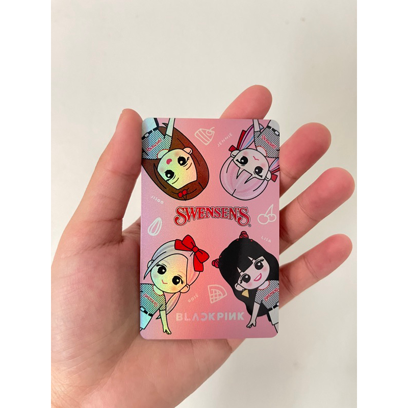 Swensen’s card blackpink บัตรสมาชิคเซเวนเซ่น ลายแบล๊คพิ้งค์