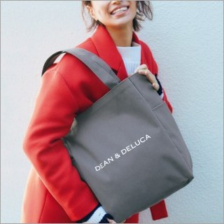 Dean &amp; Deluca Daily Tote ของใหม่ ไม่มีป้าย เว่อร์ชั่นของแถมนิตยสาร ตัดเย็บพอใช้