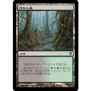 [MTG] Tainted Wood [JVV] [LAND] [UNCOM] [NORMAL] [JPN] (การ์ดเมจิค / Magic the Gathering)