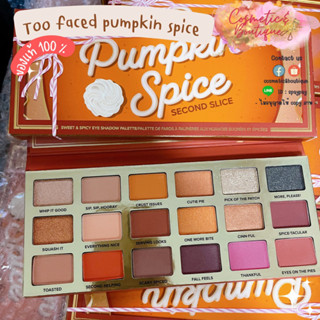 (ของแท้/พร้อมส่ง) too faced pumpkin spice พาเลท