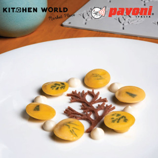 Pavoni GG031 Silicone Mould Gourmand Line Deadwoods 10 impr. / พิมพ์ซิลิโคนอบขนม