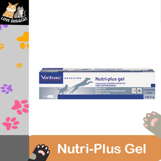 Nutriplus gel เจลวิตามินอาหารเสริม ทดแทนสารอาหารสำหรับสุนัขและแมว ขนาด 120.5 กรัม