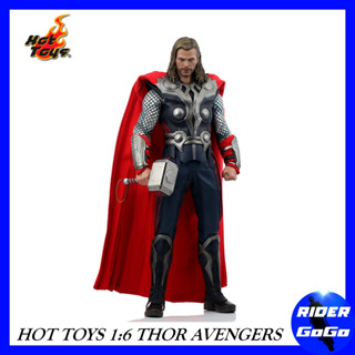 HOT TOYS THOR AVENGERS โมเดล ฟิกเกอร์ ฮอททอยส์ ธอร์ บุตรของโอดิน ภาคอเวนเจอร์ส สภาพดีสวยราคาถูกสุด ของแท้