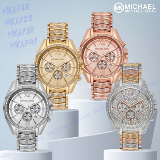 นาฬิกา MICHAEL KORS นาฬิกาข้อมือผู้หญิง แบรนด์เนมของแท้ รุ่น MK6728 MK6730 นาฬิกาข้อมือ MICHAEL KORS นาฬิกากันน้ำ