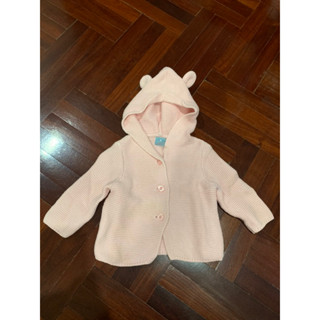 เสื้อไหมพรมสีชมพู Baby gap size60 (3-6M) สภาพ97% ของแท้