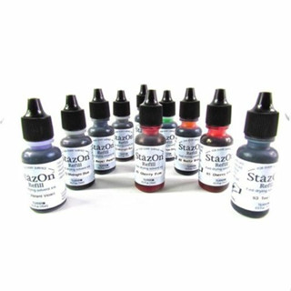 ขวดรีฟิลหมึกญี่ปุ่น STAZON สำหรับเติมแท่นประทับ ขนาด 15 มล.