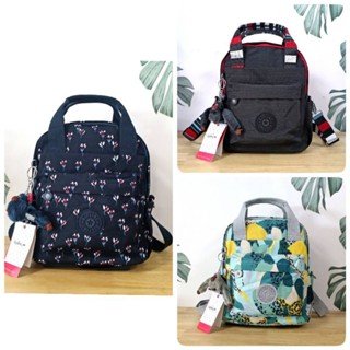 KIPLING 3 WAYS MINI BACKPACKซับในลายตาราง กระเป๋าสะพาย 3 Ways