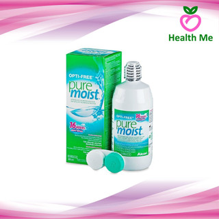 น้ำยาล้างคอนแทค Alcon Opti Free Pure Moist ขวดใหญ่ 300 ml น้ำยาล้างคอนแทคเลนส์ พร้อมตลับใส่คอนแทคเลนส์