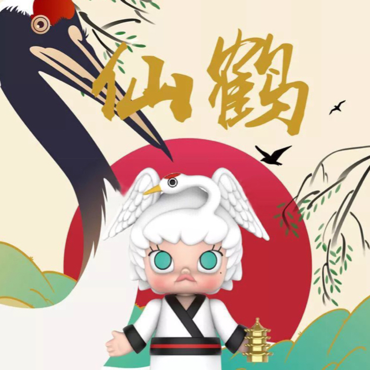 (พร้อมส่ง) MOLLY - MOLLY Wuhan White Crane - กระเรียนขาว