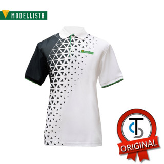 Moedllista Sport Polo White (Unisex) เสื้อสปอร์ตโปโลโมเดลลิสต้า สีขาว