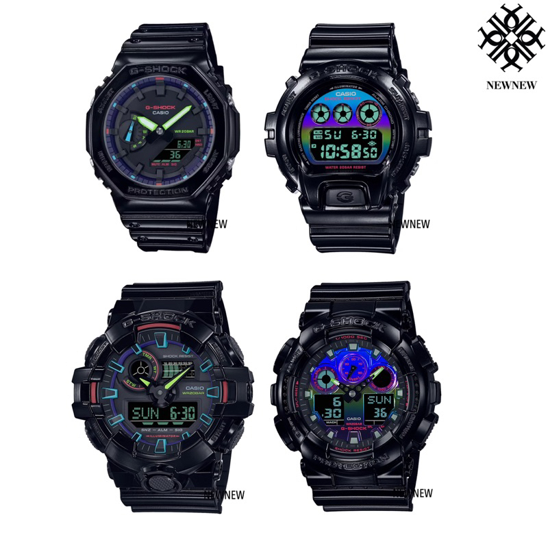 G-SHOCK GA-100RGB-1 DW-6900RGB-1 GA-2100RGB-1 GA-700RGB-1 ของแท้ประกันศูนย์1ปี