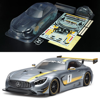 TAMIYA 51590 บอดี้ Mercedes-AMG GT3 ยังไม่ได้ตัดเจาะและทำสี