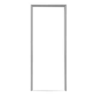 วงกบประตู PVC ขนาด 70x180 ซม. สีเทา |WON|