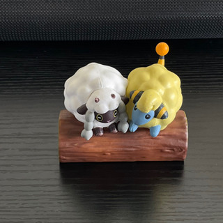 A17 Pokemon - Nakayoshi Friends - Woolworth &amp; Mareep - Re-Ment