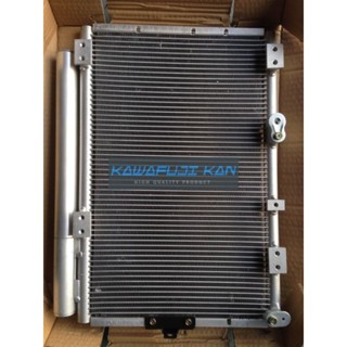 Condenser แผงคอยล์ร้อน Hino Mega 500 , Mega 700 , Kawafuji Kan แท้ สินค้ารับประกัน 1ปี ตรงรุ่น ,แผงถี่,ขายึด 3ขา