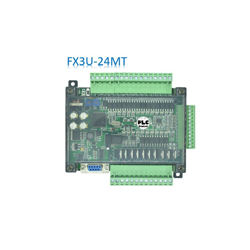 FX3U-24MT PLC Controller, 24VDC PLC Industrial Control Board