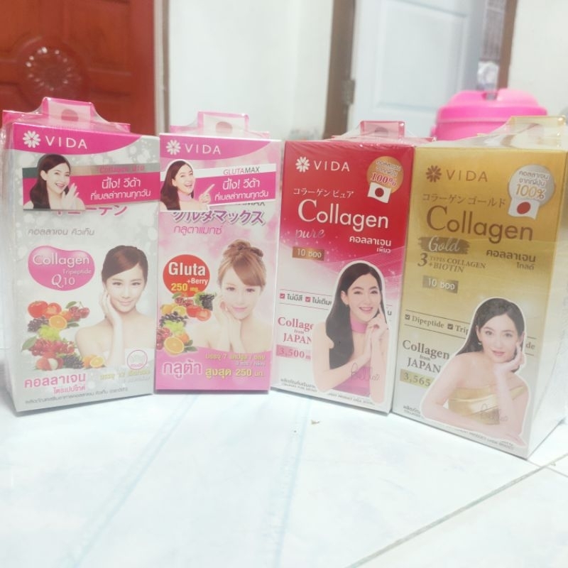 VIDA Collagen & Gluta Q10 (ยกกล่อง)