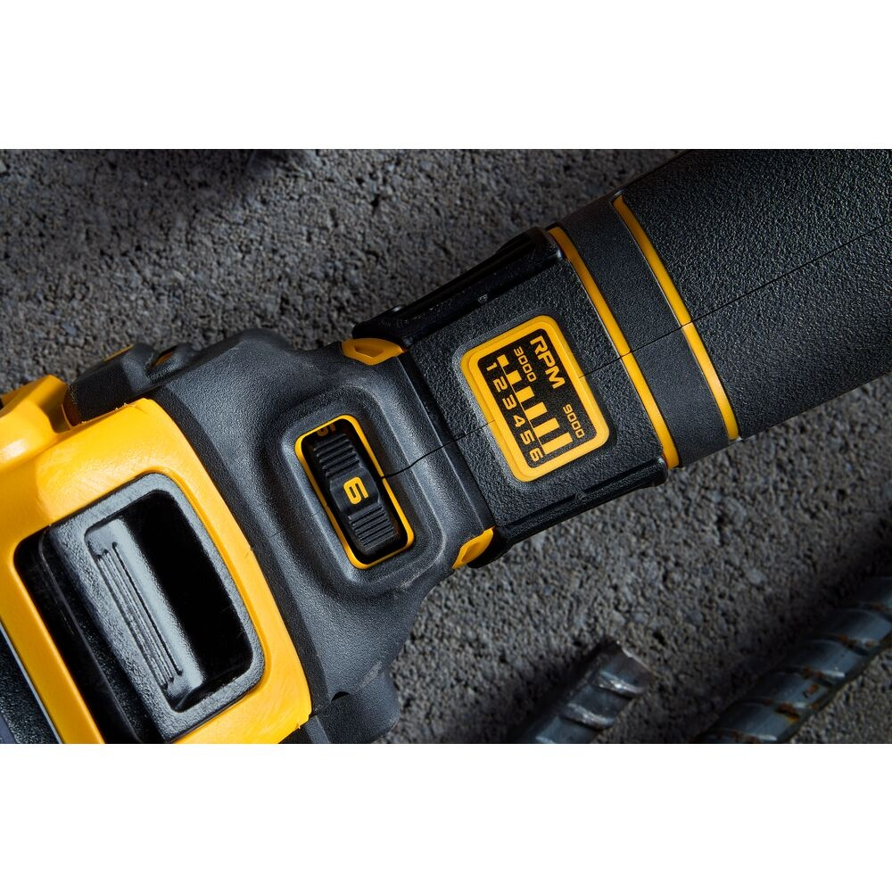 DEWALT รุ่น DCG409VSN-B1 เครื่องเจียรไร้สายไร้แปรงถ่าน 20V Max 100mm Flexvolt Advantage ปรับรอบได้ (เฉพาะตัวเครื่อง) - รูปที่ 2