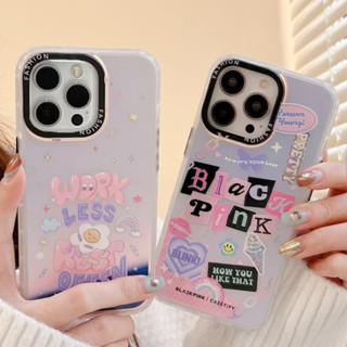 🚗สินค้ามาใหม🚗เคส 14 Pro Max 13 12 11 เคสไอโฟน iPhone 11 เลเซอร์ การต่อต้าน พกง่ายๆ การป้องกันการตก Soft Case